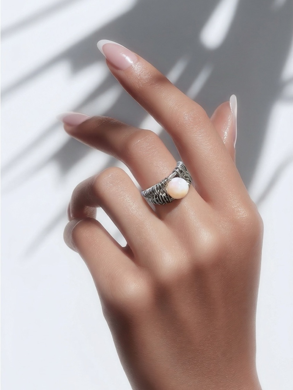 Pink Opal Ring - Picture 2 of 12